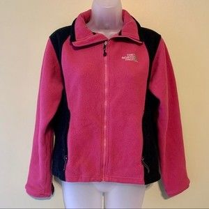 The North Face Pink Fleece Jacket, Size Small